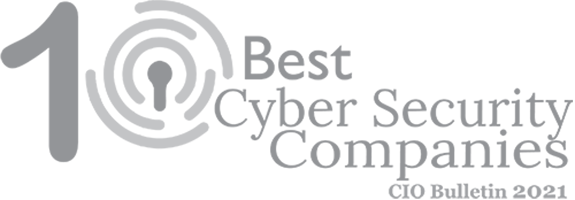 CIO Bulletin 2021 Number 1 in Best Cyber Security Companies award badge