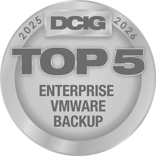 DCIG Top 5 Enterprise VMWare Backup 2025-2026 Award